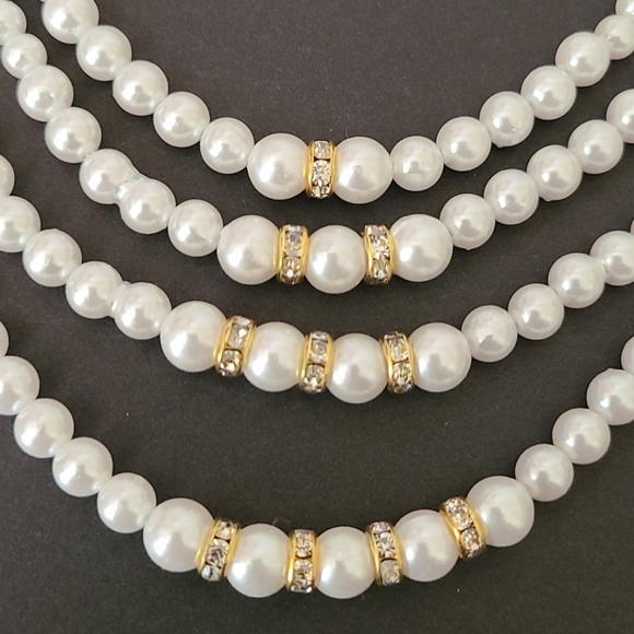 Pearl Necklace Set NIB - Picture 5 of 14